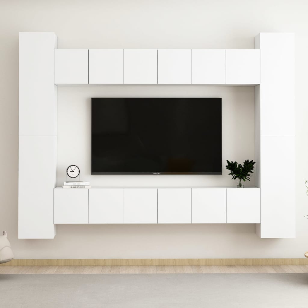 Tv Cabinet Engineered Wood Modern Tv Stand Hifi Cabinet