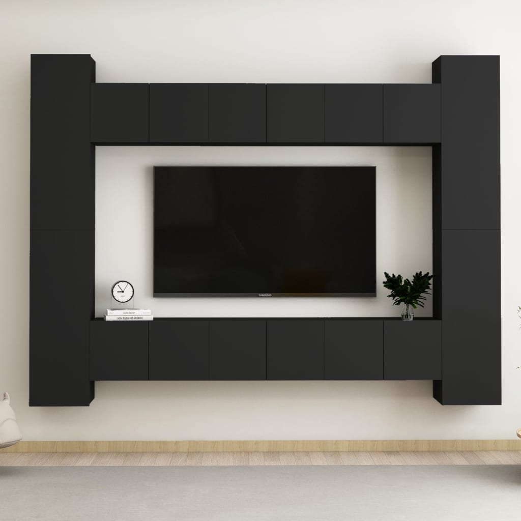 Tv Cabinet Engineered Wood Modern Tv Stand Hifi Cabinet