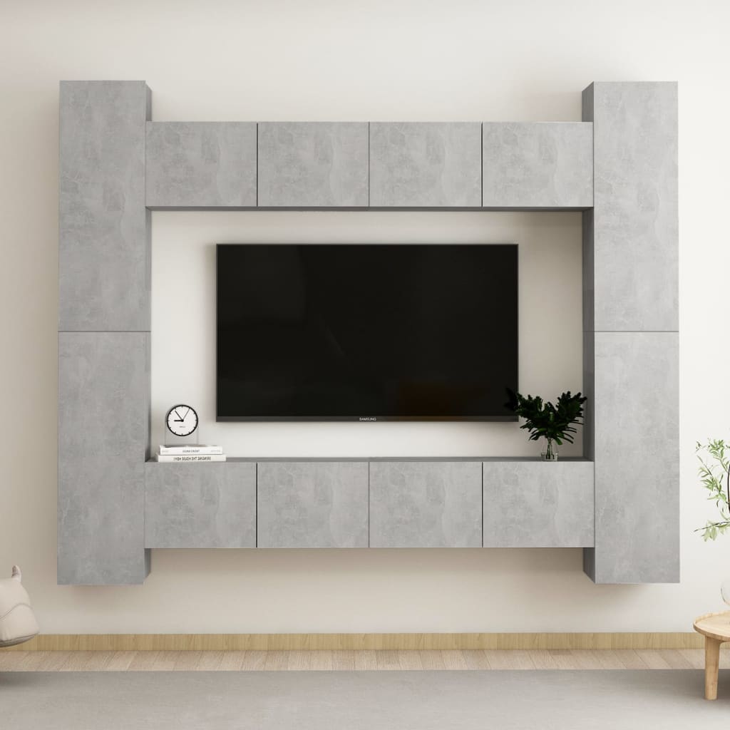 Tv Cabinet Engineered Wood Modern Tv Stand Hifi Cabinet