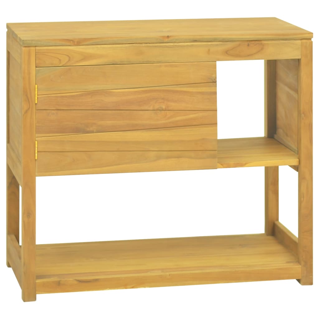 Bathroom Cabinet Natural Teak Solid Teak Wood Medium