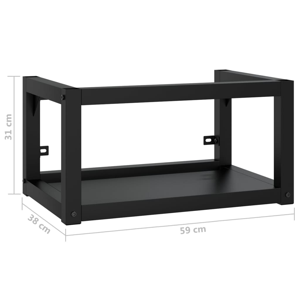 Bathroom Sink Frame Powder-Coated Iron Medium Durable