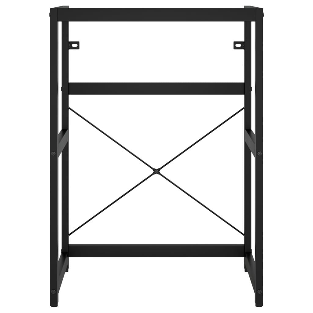 Bathroom Washbasin Frame Powder-Coated Iron 23.2X15.0X32.7 In