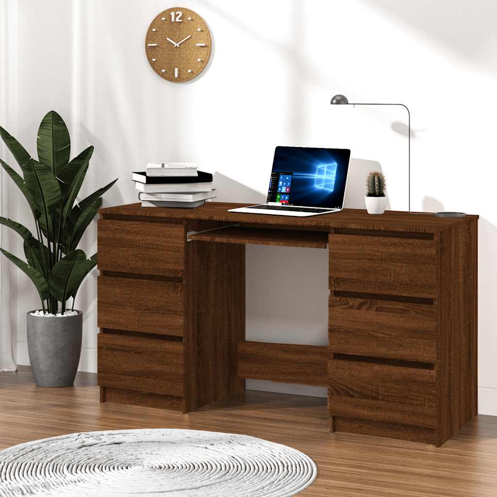 Writing Desk Engineered Wood Medium Durable Writing Desk