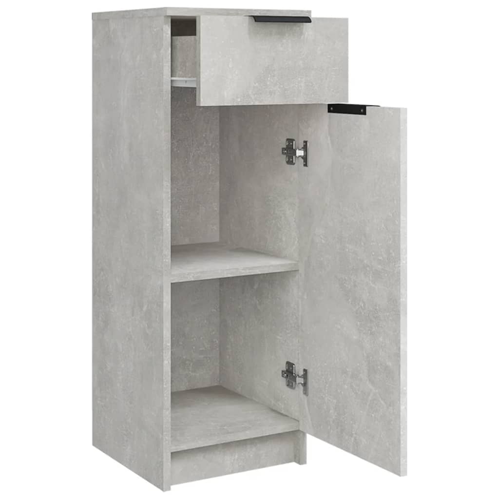 Bathroom Cabinet Concrete Grey Engineered Wood Standard