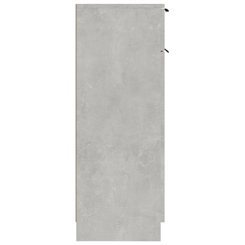 Bathroom Cabinet Concrete Grey Engineered Wood Standard
