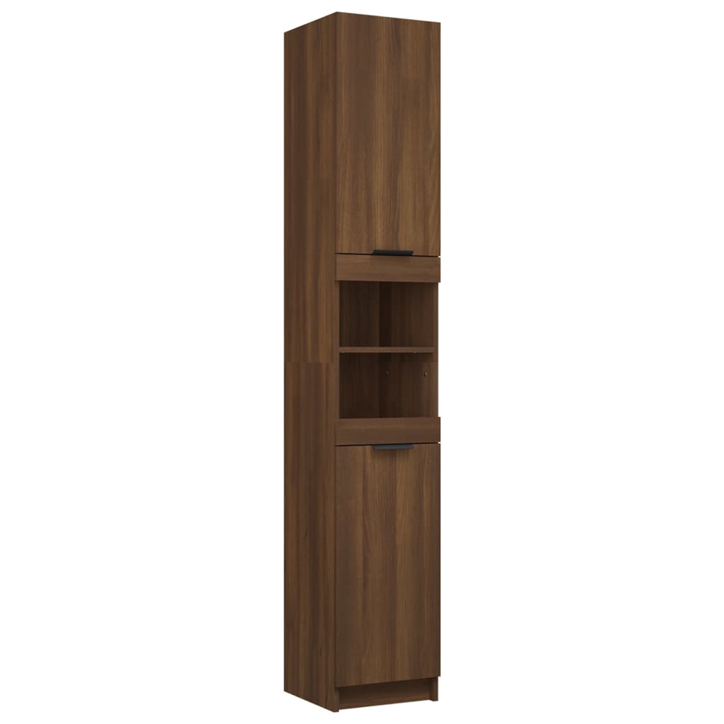 Bathroom Furniture Set Engineered Wood Large