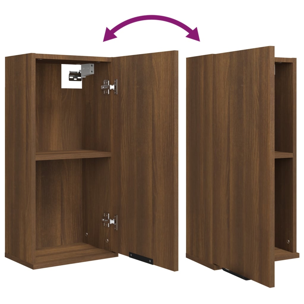 Bathroom Furniture Set Engineered Wood Large