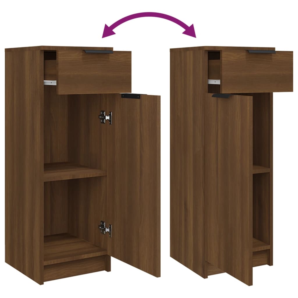 Bathroom Furniture Set Engineered Wood Large