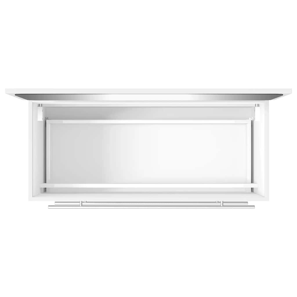 Bathroom Cabinet With Mirror Engineered Wood Large