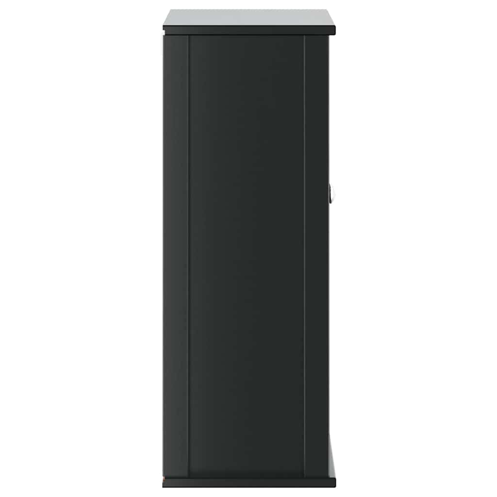 Bathroom Wall Cabinet Solid Pine Wood, Engineered Wood, Metal