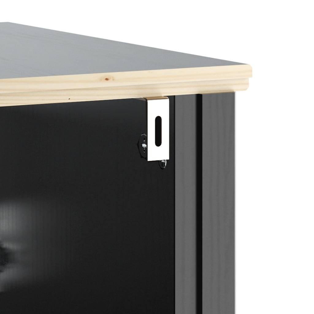 Bathroom Sink Cabinet Solid Pine Wood, Engineered Wood, Metal