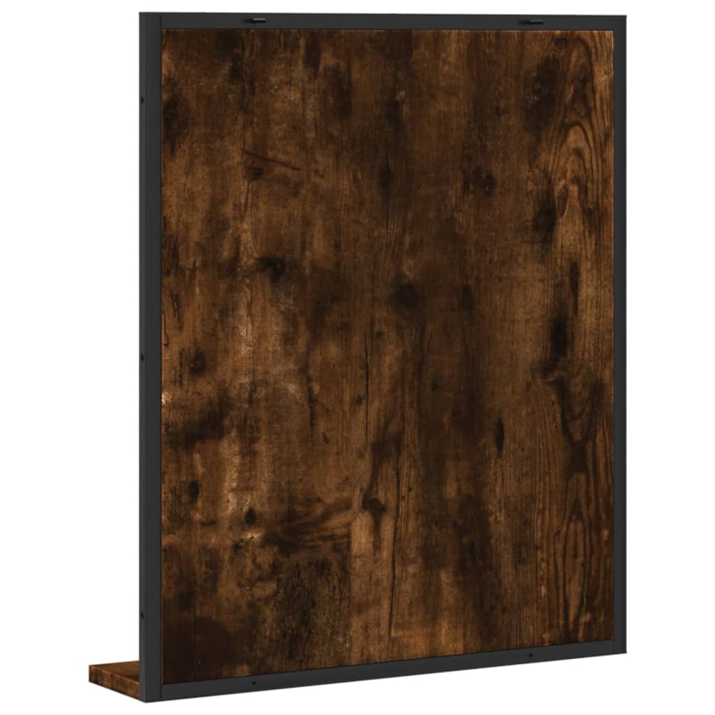Bathroom Mirror Engineered Wood Medium Wall Mounting