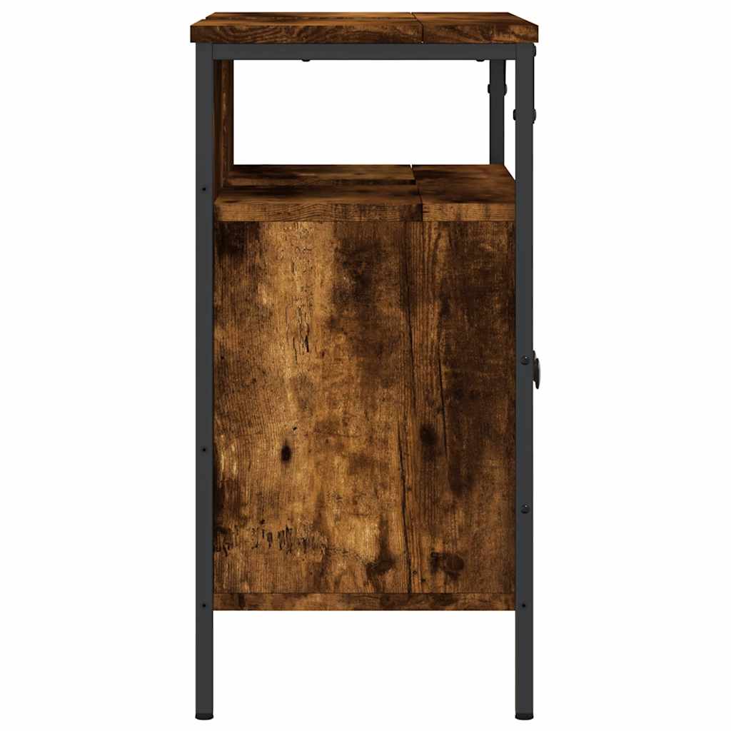 Bathroom Sink Cabinet Engineered Wood, Powder-Coated Steel