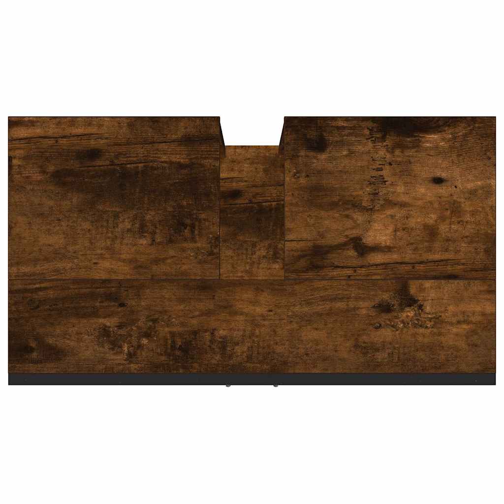 Bathroom Sink Cabinet Engineered Wood, Powder-Coated Steel