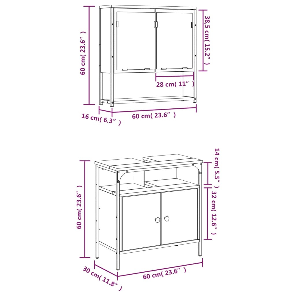 Bathroom Furniture Set