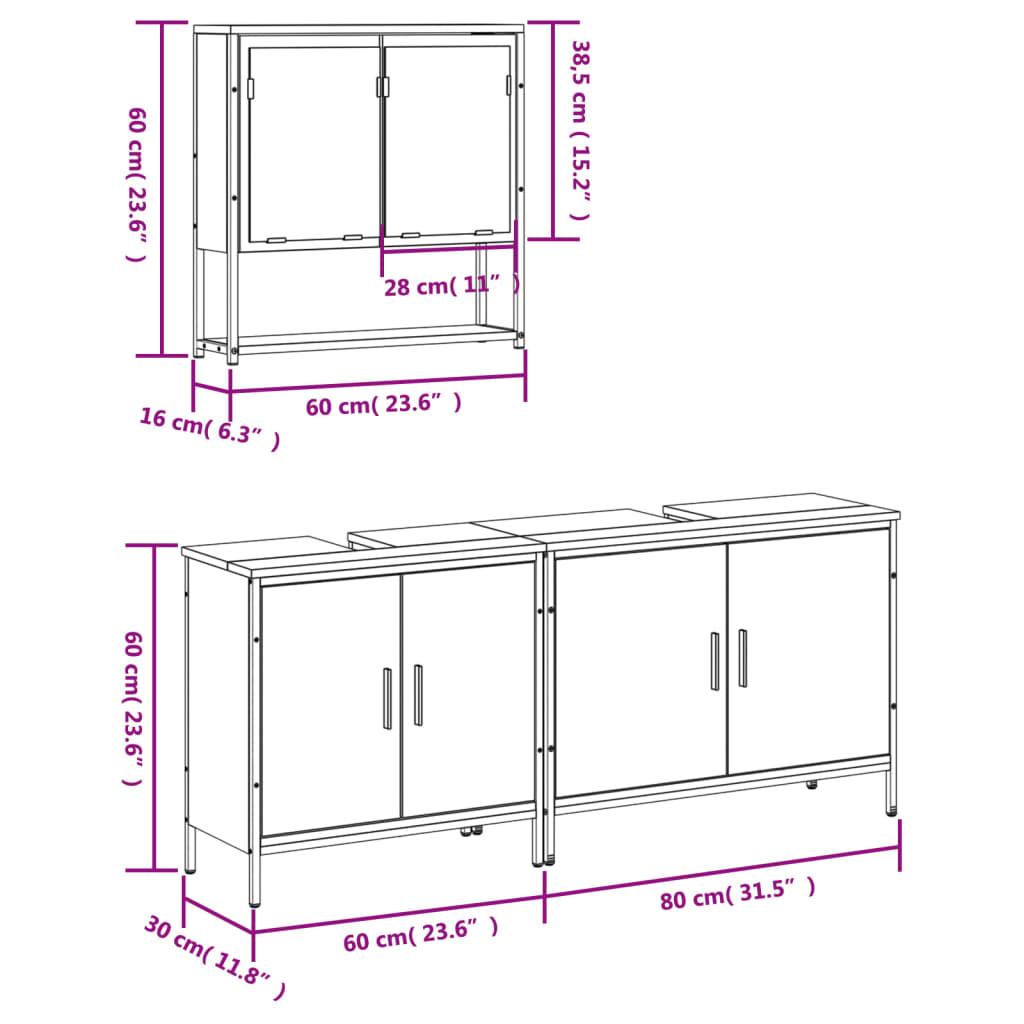 Bathroom Furniture Set