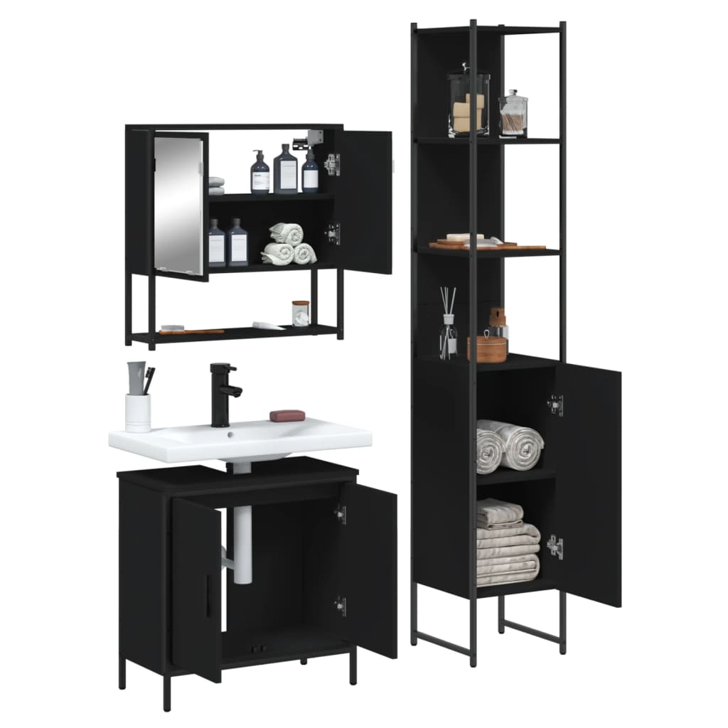 Bathroom Furniture Set Engineered Wood Bathroom Furniture Set