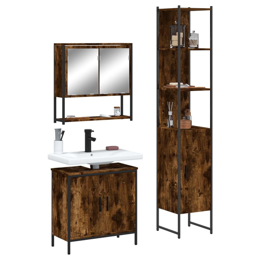 Bathroom Furniture Set Engineered Wood Bathroom Furniture Set