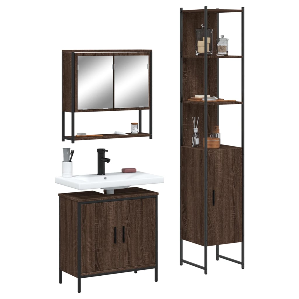 Bathroom Furniture Set Engineered Wood Bathroom Furniture Set