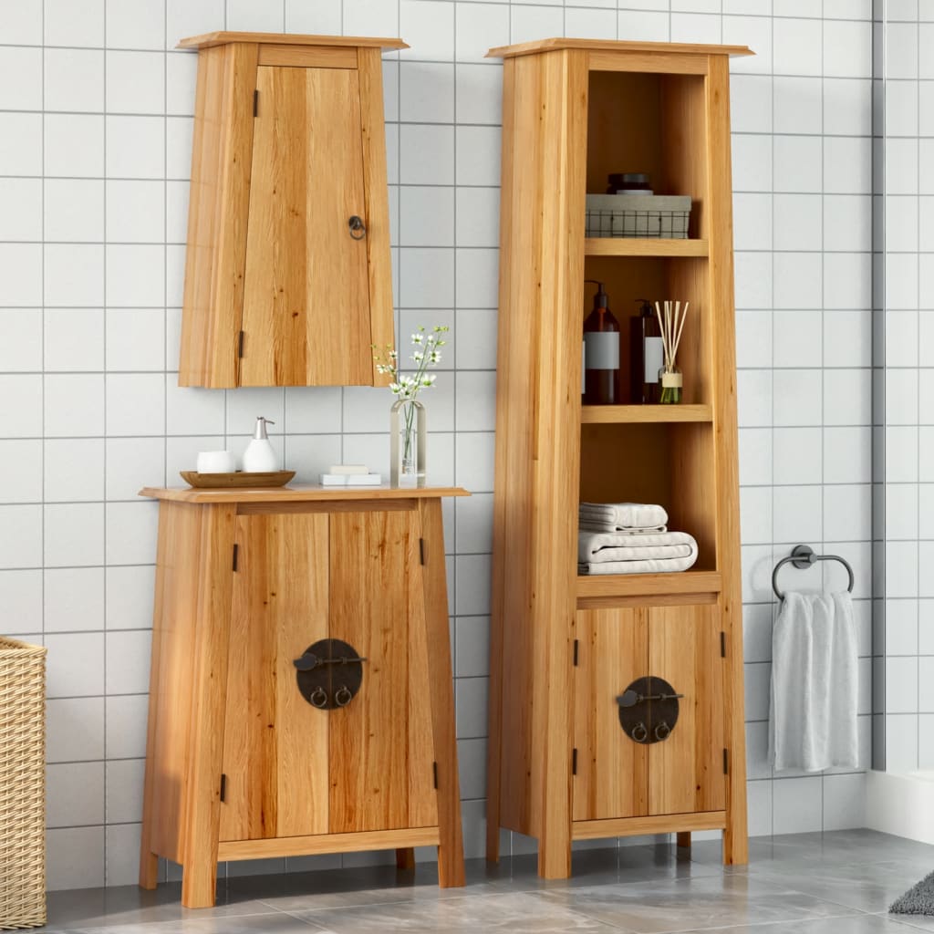 Bathroom Set Solid Recycled Pinewood Medium Bathroom Set