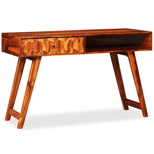 Writing Table Sheesham Wood Brown Solid Sheesham Wood