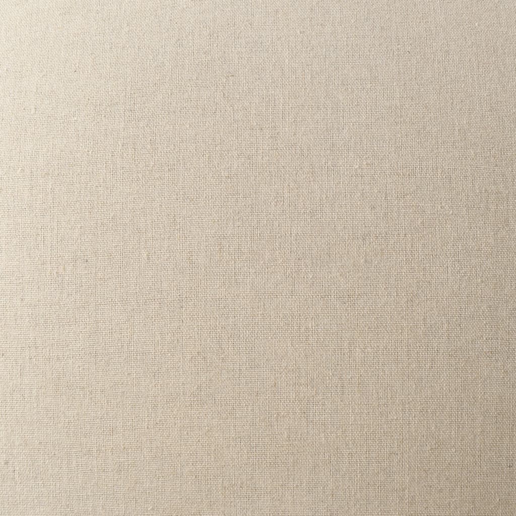 Bar Chair Set Of 2 Cream White Linen Upholstery, Solid Wood Frame