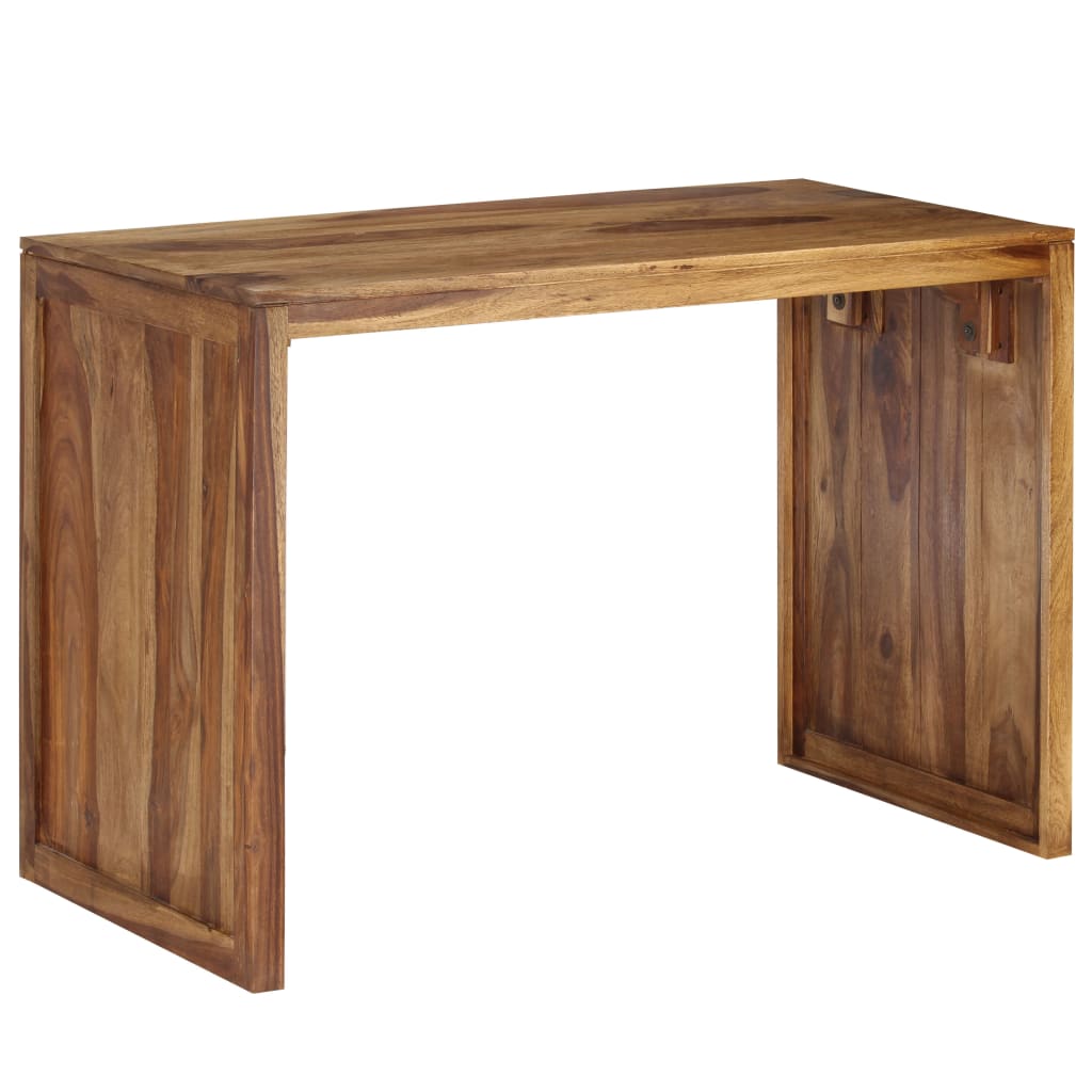 Writing Table Natural Sheesham Solid Sheesham Wood Medium