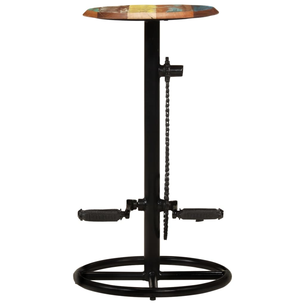 Bar Chair Set Of 2 Top With Black Steel Frame
