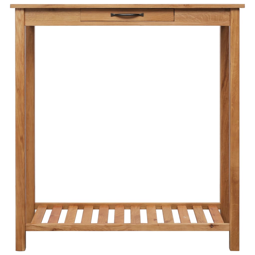 Bar Set Natural Brown Solid Oak Wood, Mdf With Oak Veneer Standard