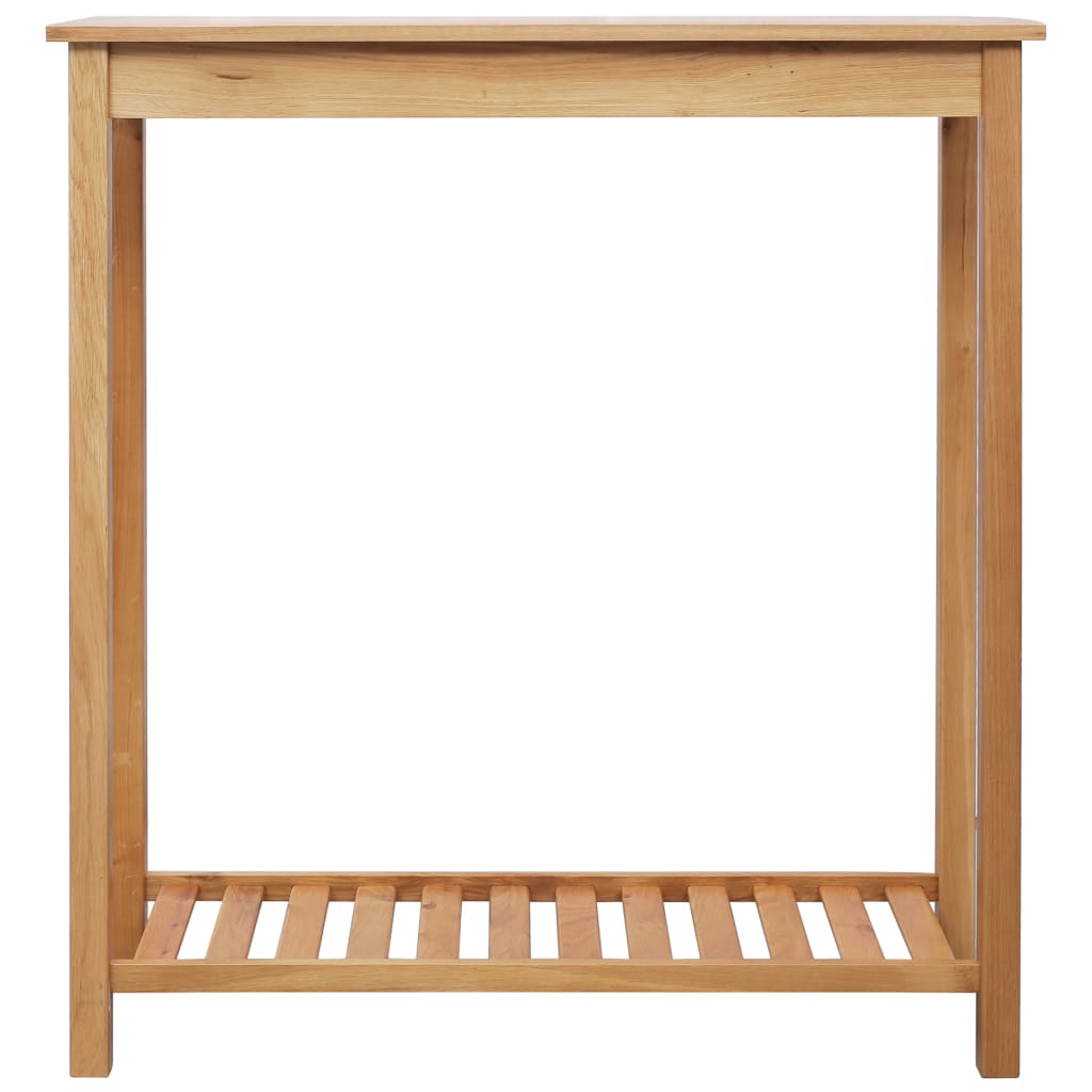 Bar Set Natural Brown Solid Oak Wood, Mdf With Oak Veneer Standard