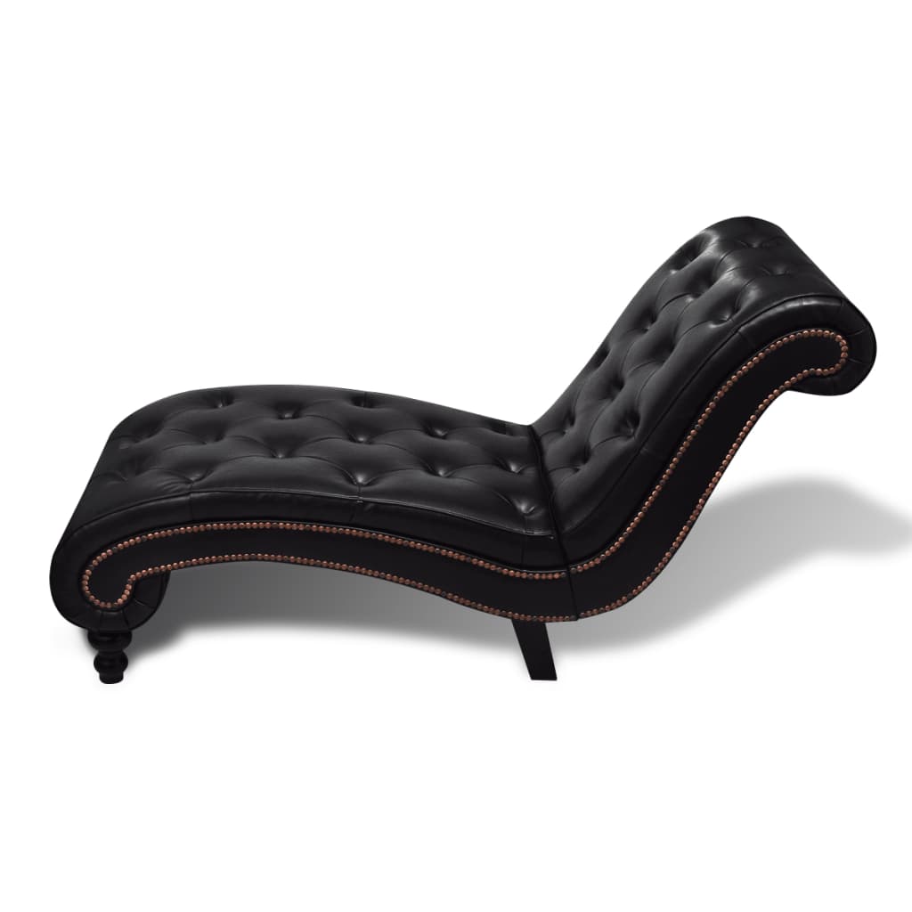 Armchair Brown Faux Leather, Wood Medium Ergonomic