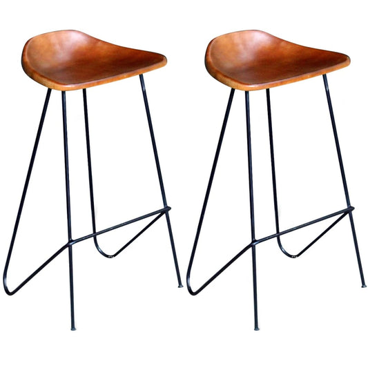 Bar Stools Set Of 2 And Black