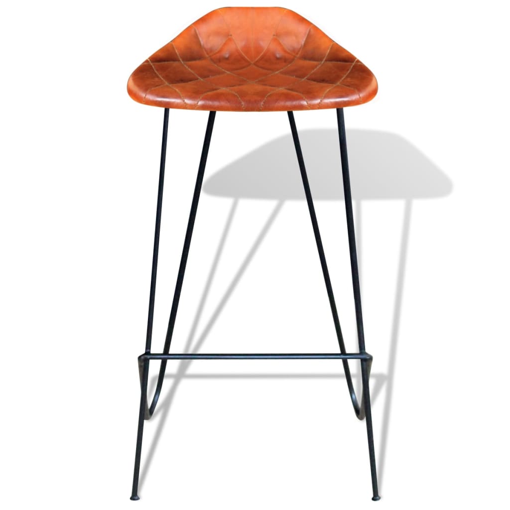 Bar Stools Set Of 2 Black And