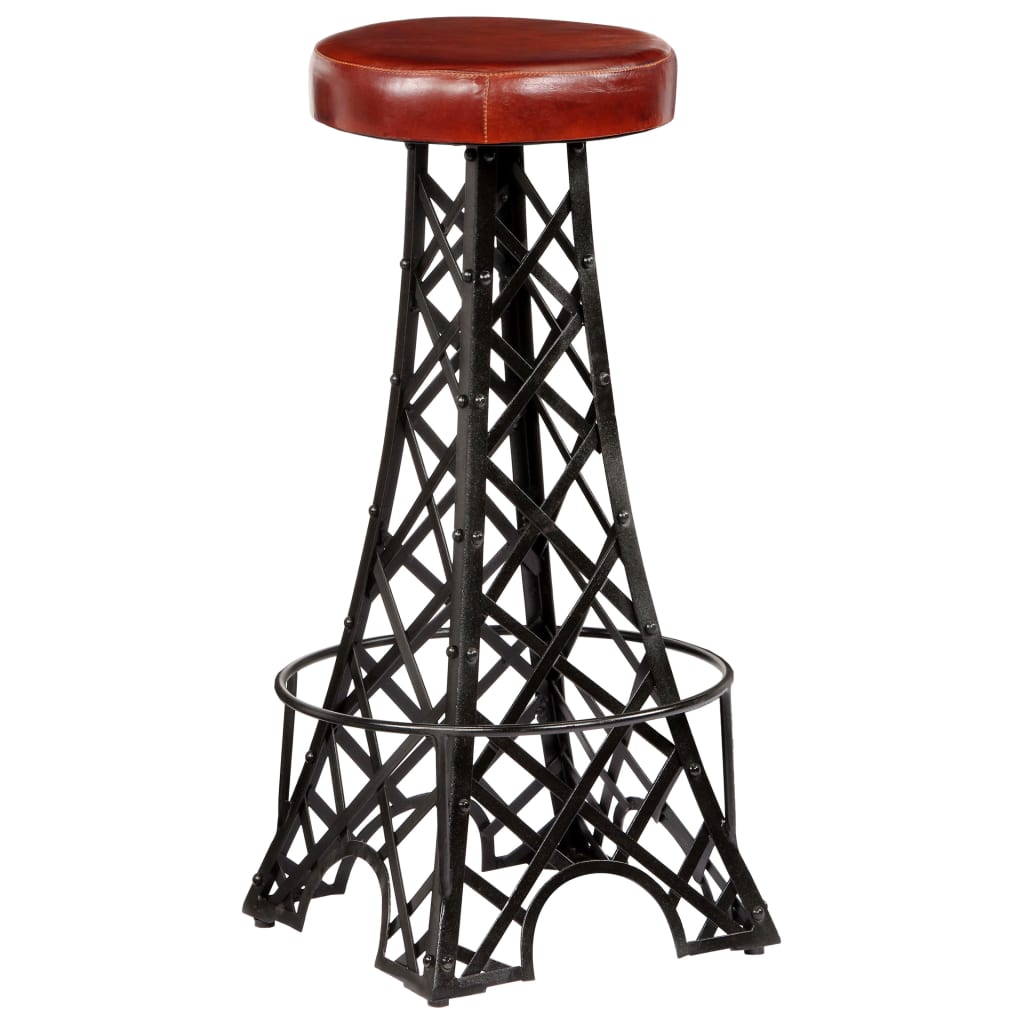 Bar Stool Set Of 2 And Black
