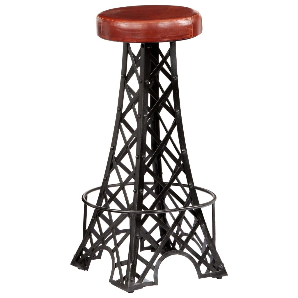 Bar Stool Set Of 2 And Black