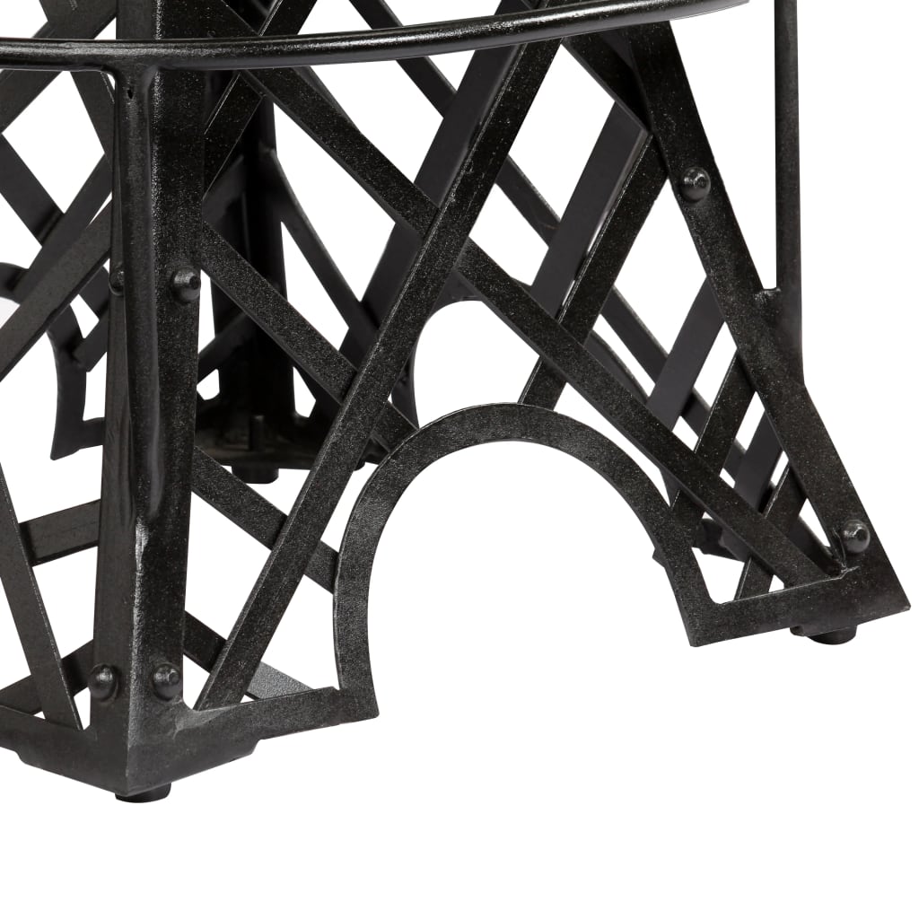 Bar Stool Set Of 2 And Black