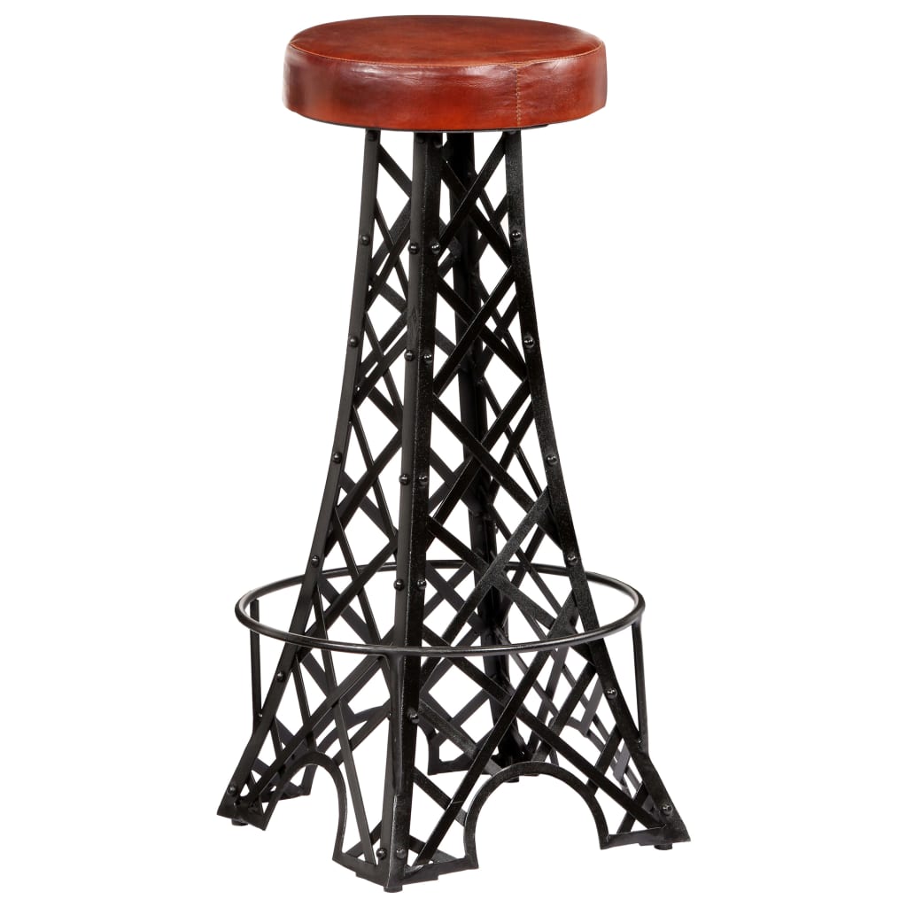 Bar Stool Set Of 2 And Black