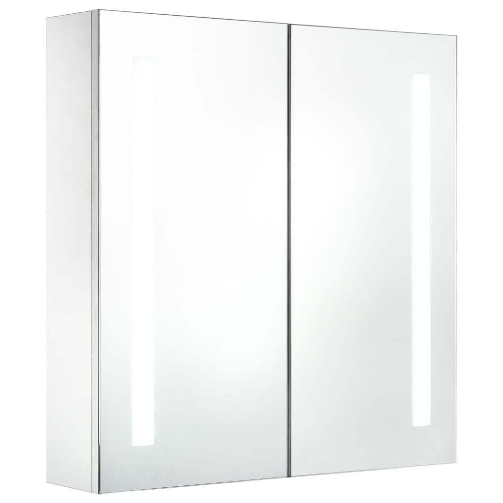 Bathroom Cabinet Mdf, Glass 23.6X5.5X24.4 In