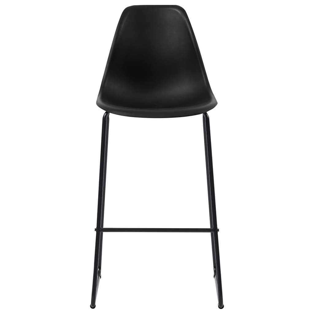 Bar Set White, Mdf, Plastic, Powder-Coated Steel Ergonomic
