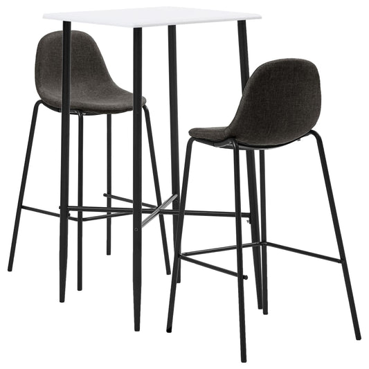 Bar Set White Mdf Compact Ergonomic Bar Set Square Modern