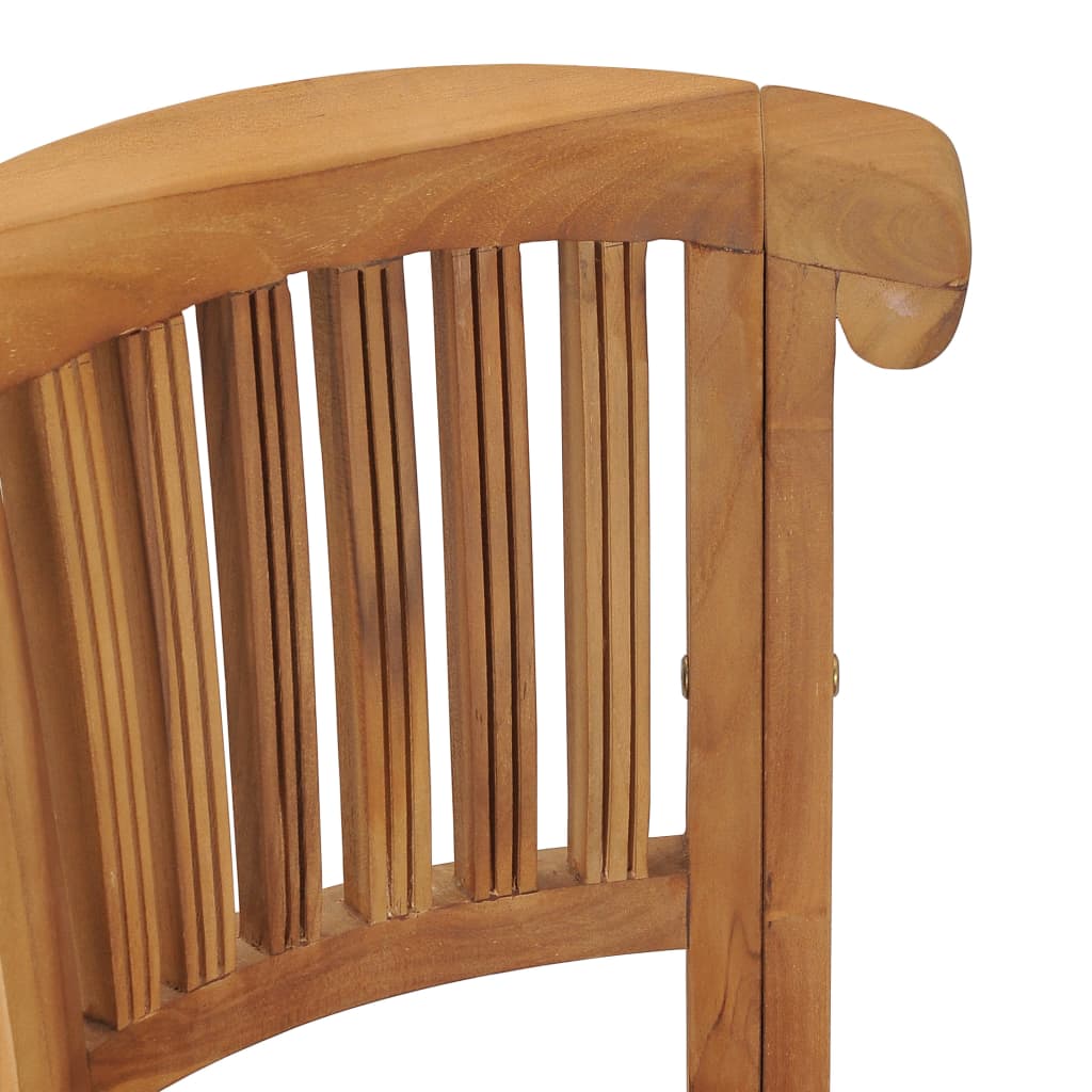 Bar Chair Natural Teak Fine Sanded Teak Hardwood Pub Height