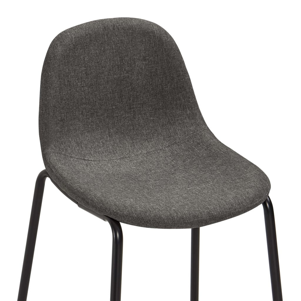 Bar Set Table: White, Chairs: Dark Grey