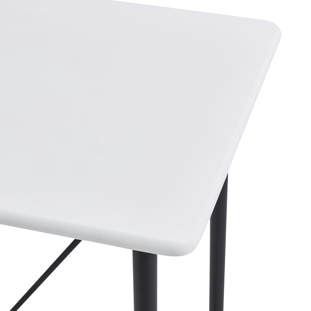 Bar Set Table: White, Chairs: Dark Grey