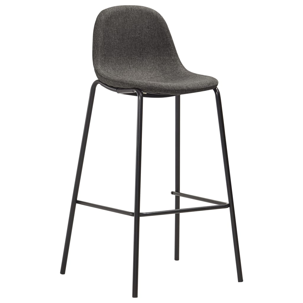 Bar Set Table: White, Chairs: Dark Grey
