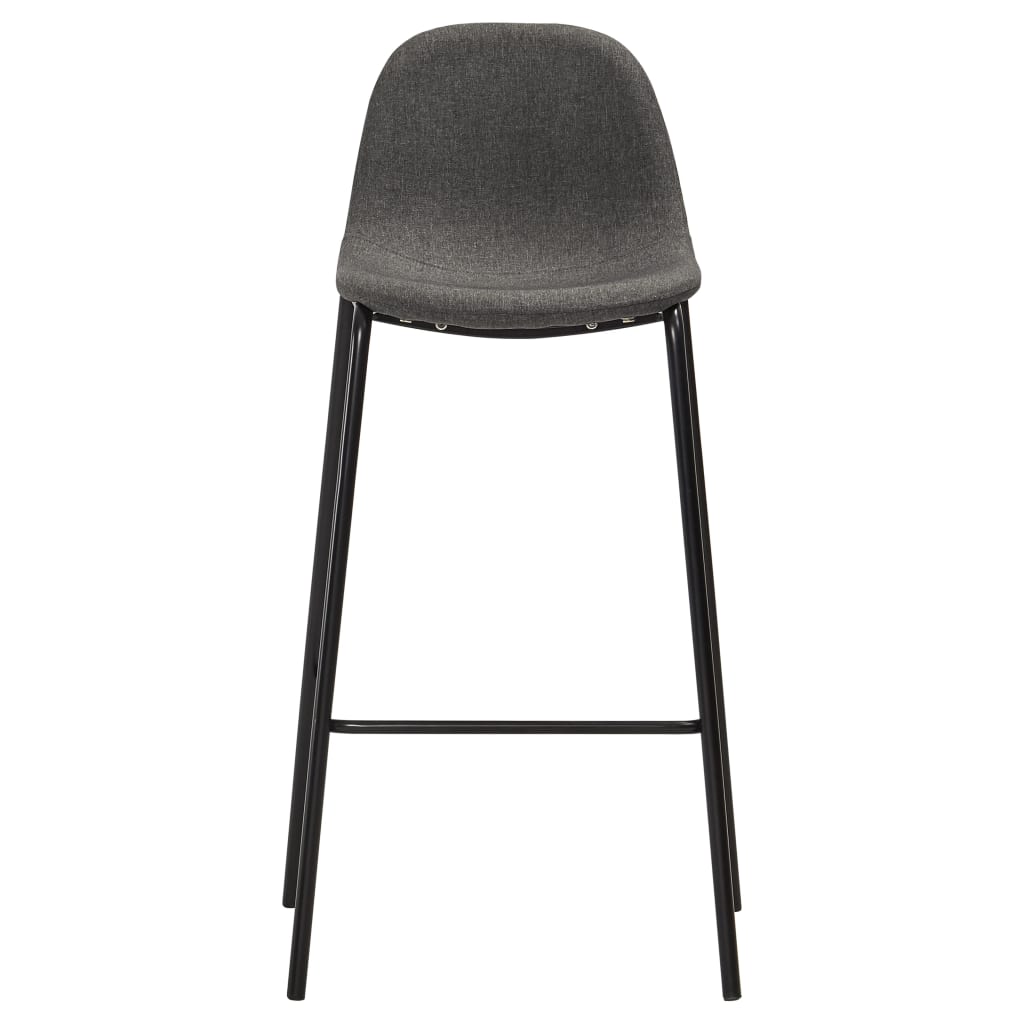 Bar Set Table: White, Chairs: Dark Grey