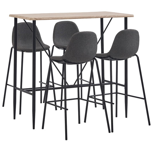 Bar Set Oak Mdf Large Ergonomic Bar Sets Rectangular Modern