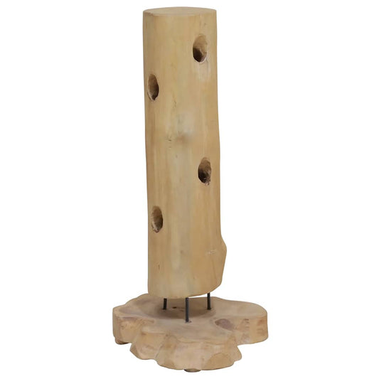 Wine Rack For 8 Bottles 15.7&quot;X11.8&quot;X31.5&quot; Solid Teak Wood