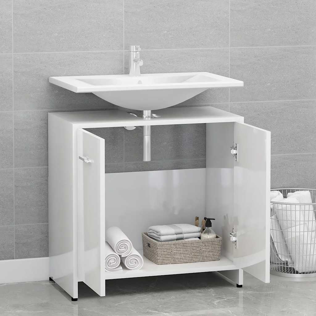 Bathroom Cabinet Engineered Wood Small