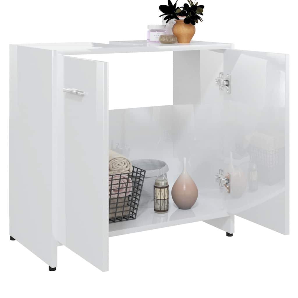 Bathroom Cabinet Engineered Wood Small