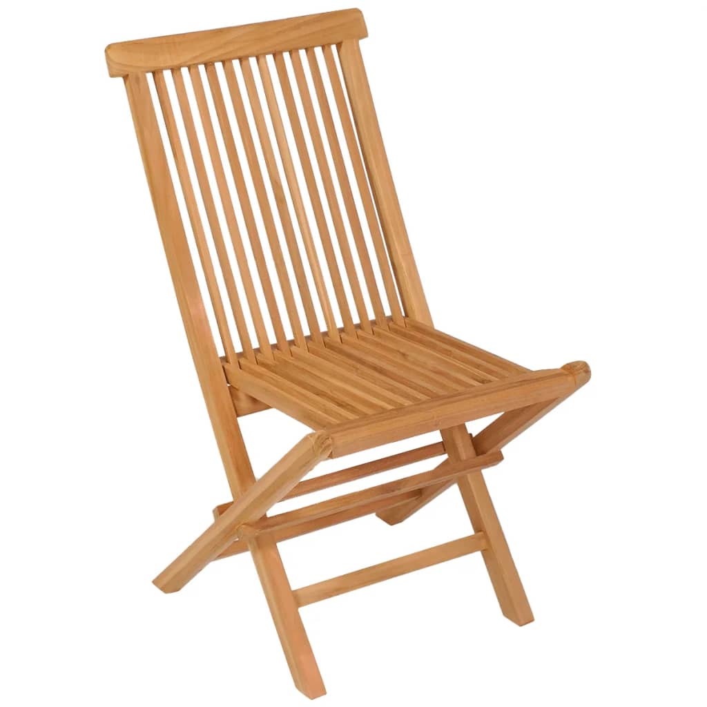 5 Piece Patio Dining Set Solid Teak Wood